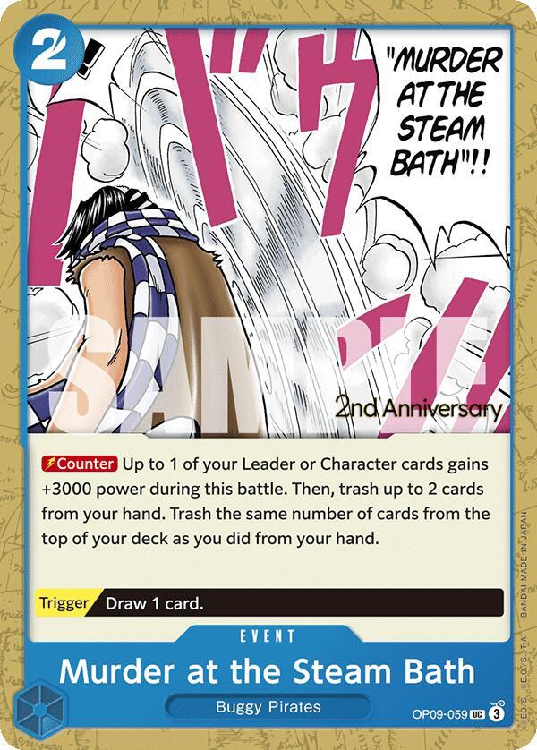 Murder at the Steam Bath card artwork