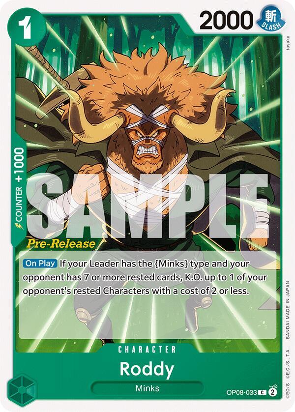 Roddy card artwork