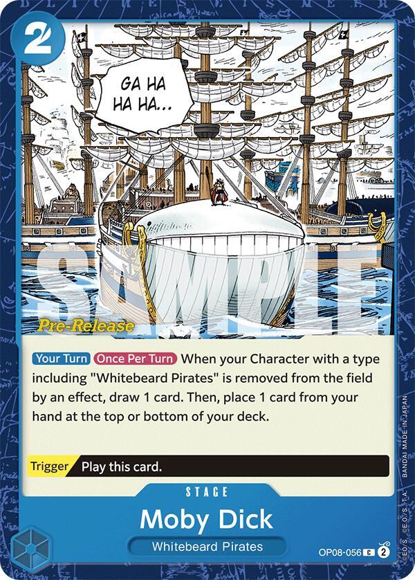 Moby Dick card artwork