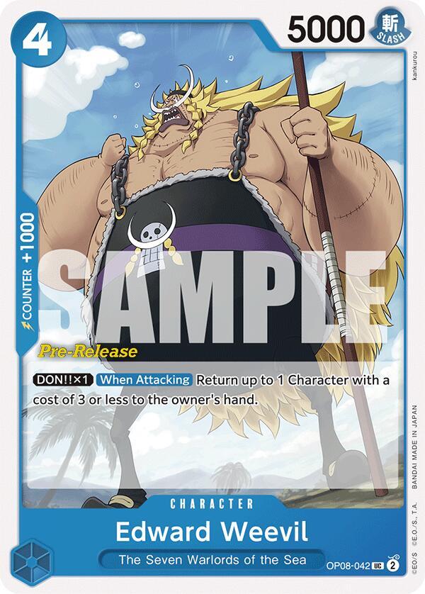 Edward Weevil card artwork
