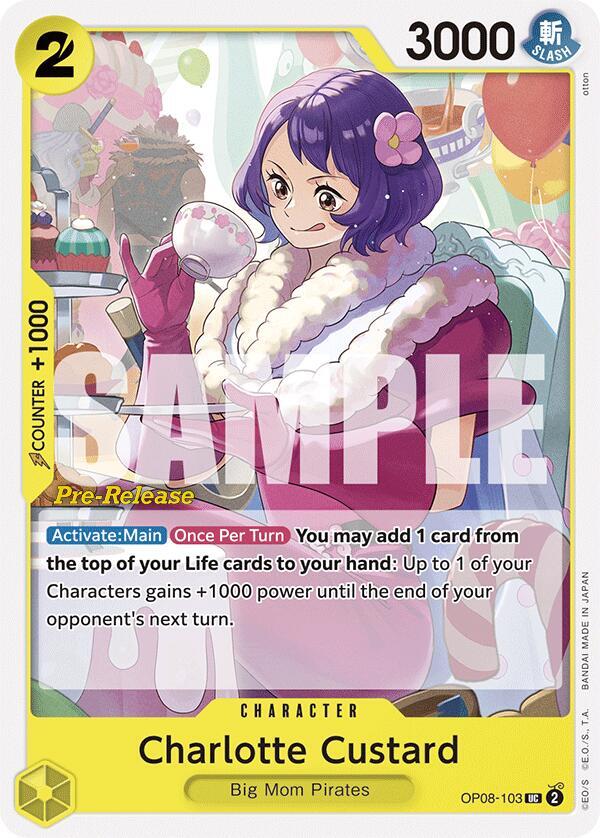 Charlotte Custard card artwork
