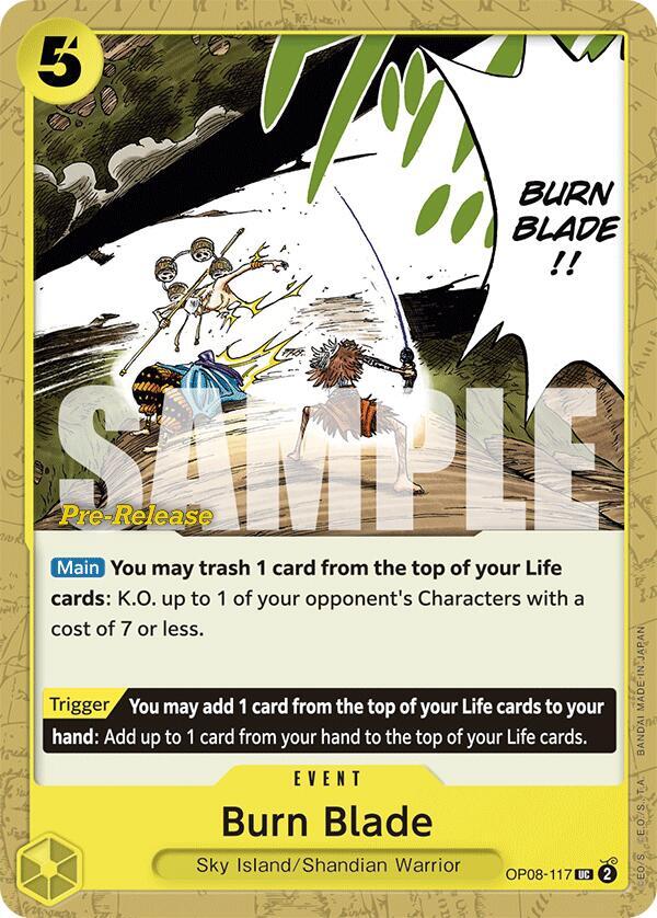 Burn Blade card artwork