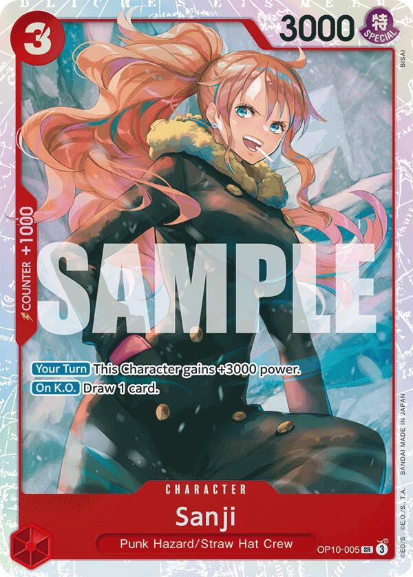 Sanji card artwork