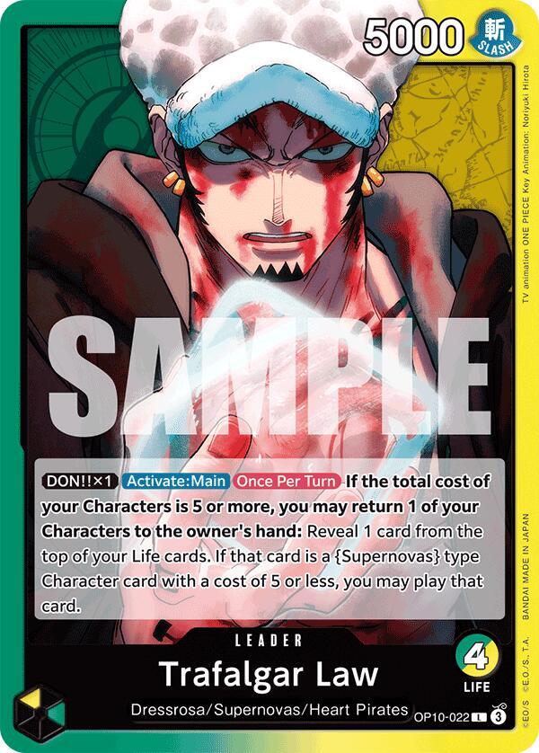 Trafalgar Law (022) card artwork