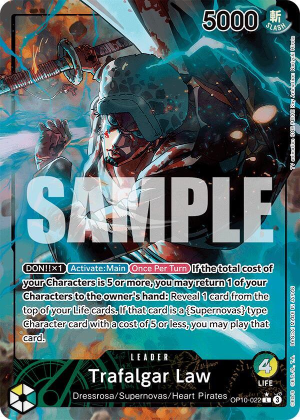 Trafalgar Law (022) (Parallel) card artwork