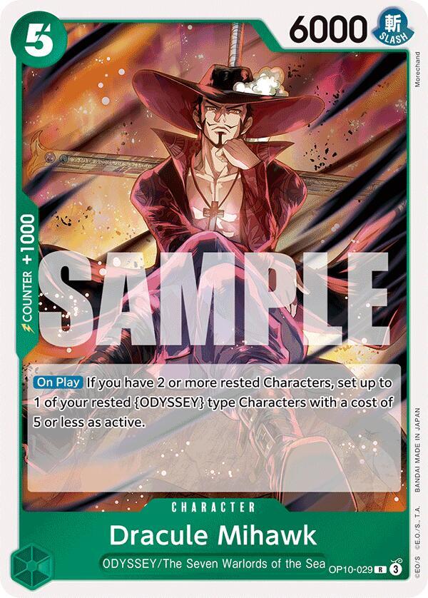 Dracule Mihawk card artwork