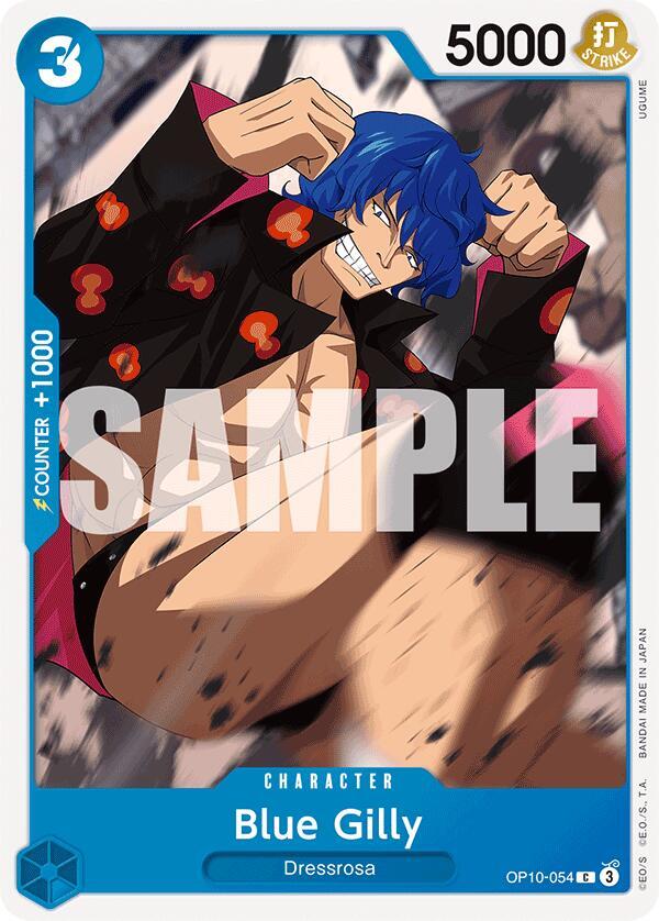 Blue Gilly card artwork