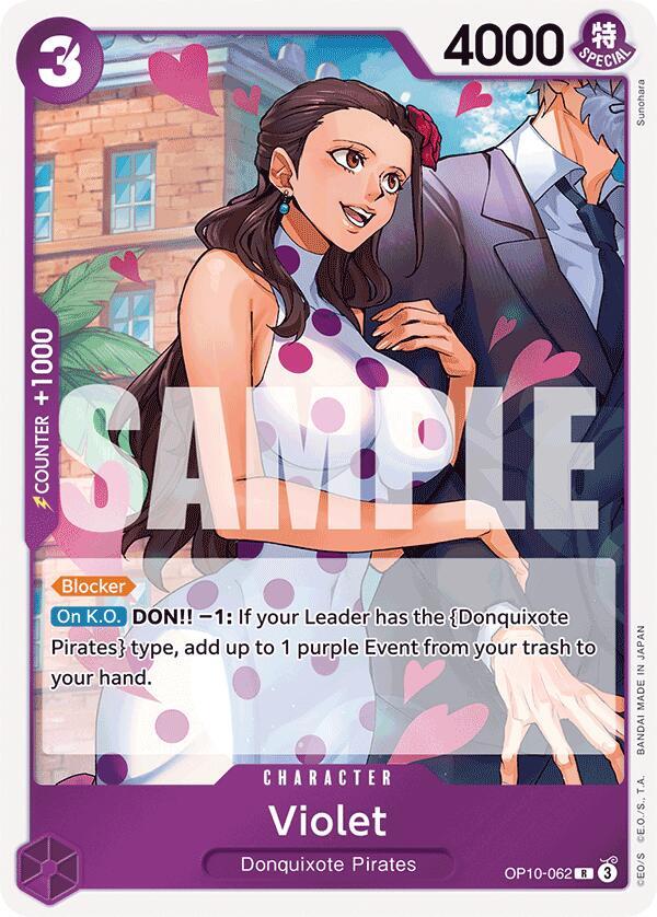 Violet card artwork