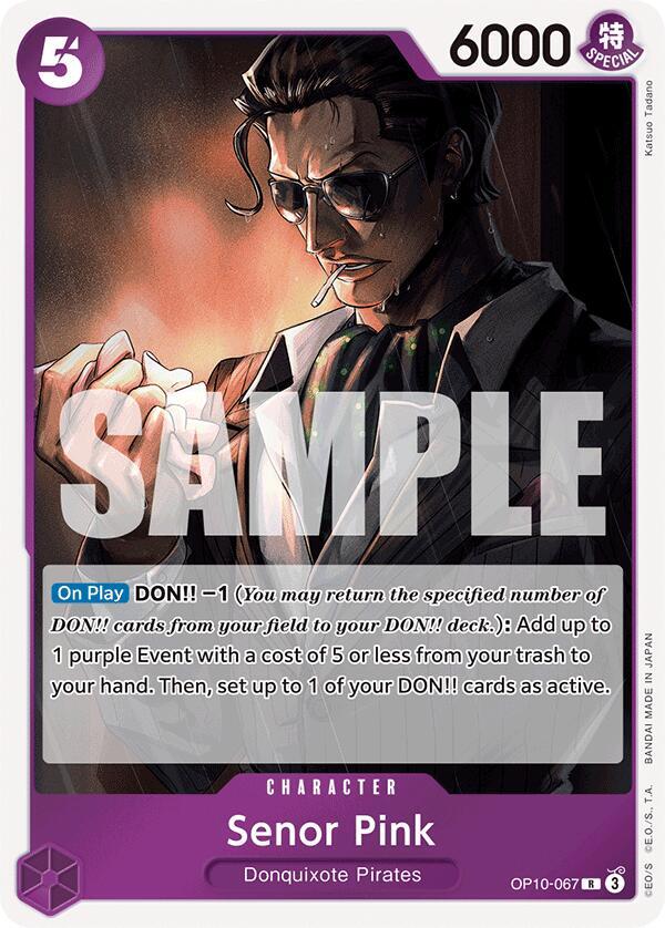 Senor Pink card artwork