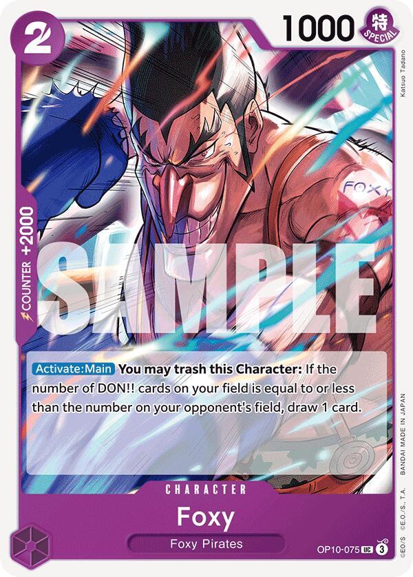 Foxy card artwork
