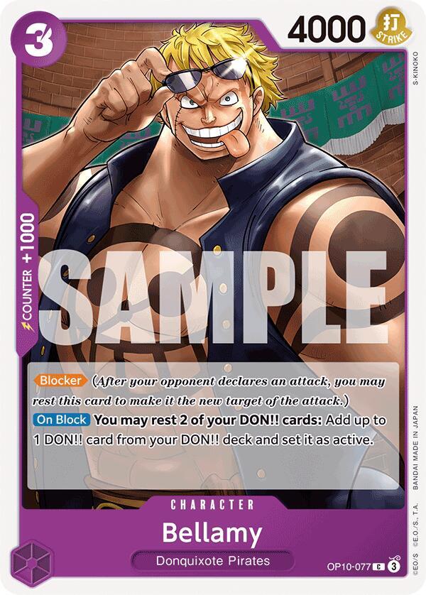 Bellamy card artwork