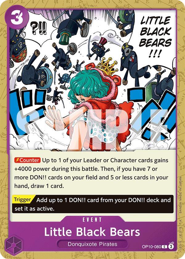 Little Black Bears card artwork
