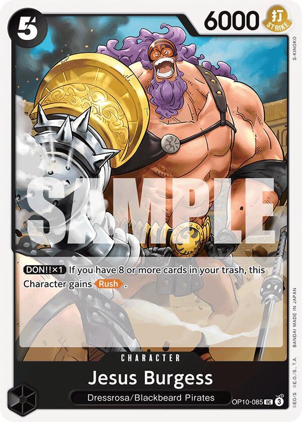 Jesus Burgess card artwork