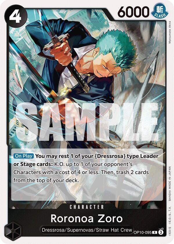 Roronoa Zoro (095) card artwork