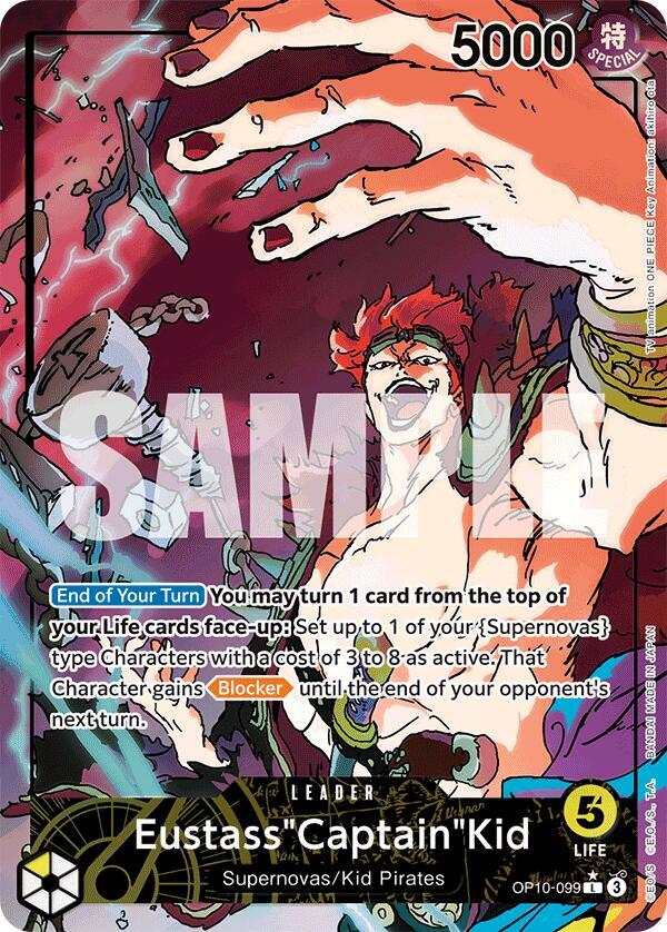 Eustass"Captain"Kid (099) (Parallel) card artwork