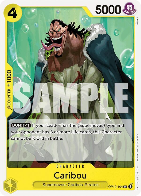 Caribou card artwork