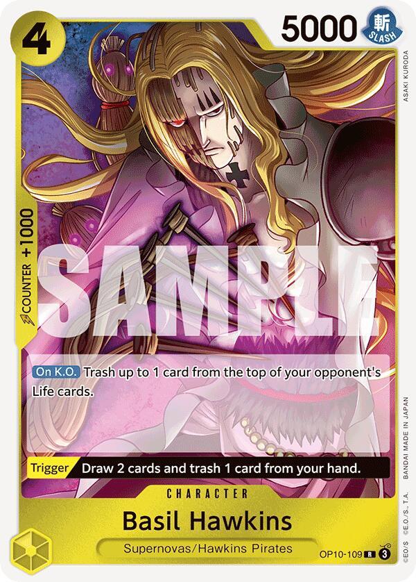 Basil Hawkins card artwork