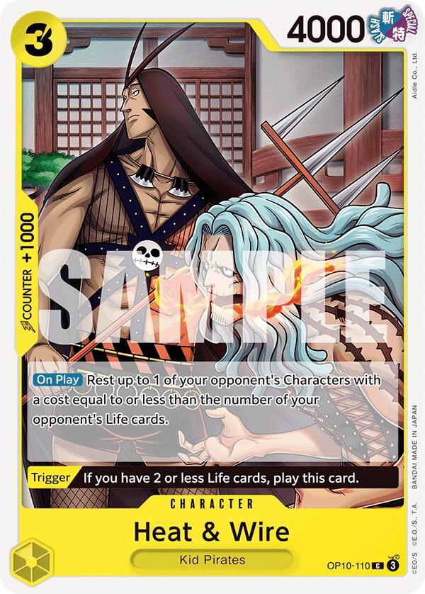 Heat & Wire card artwork