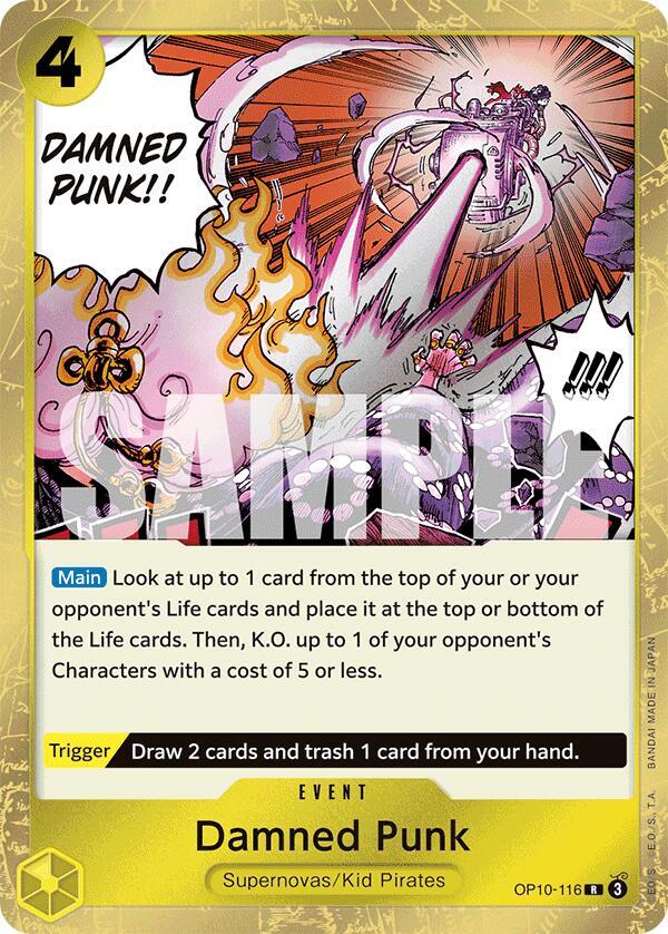 Damned Punk card artwork