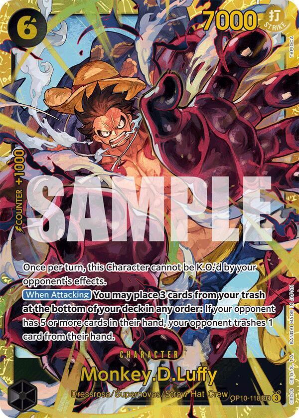 Monkey.D.Luffy (118) card artwork