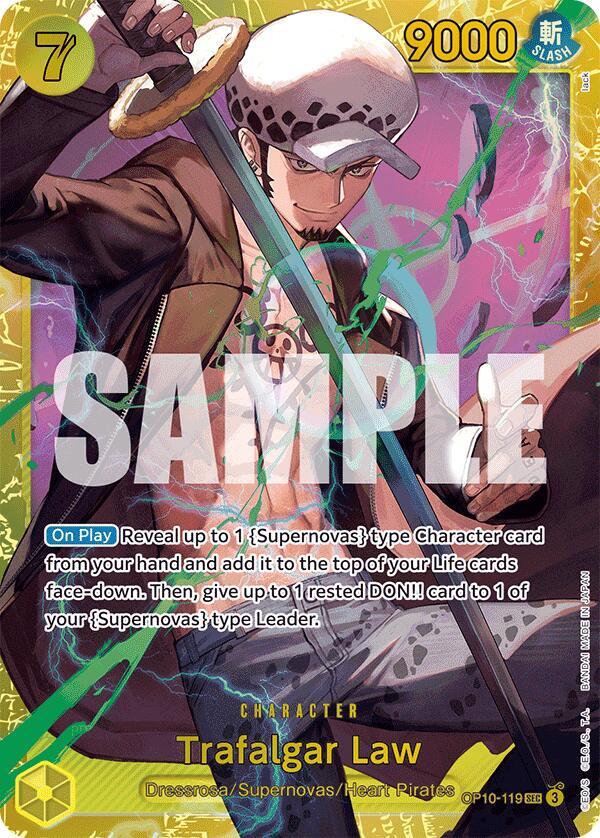 Trafalgar Law (119) card artwork