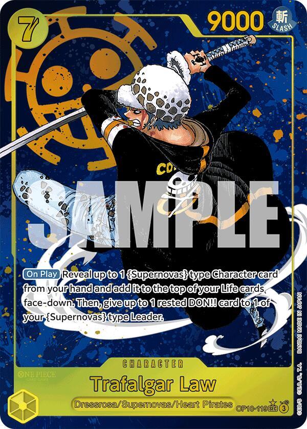 Trafalgar Law (119) (Parallel) card artwork