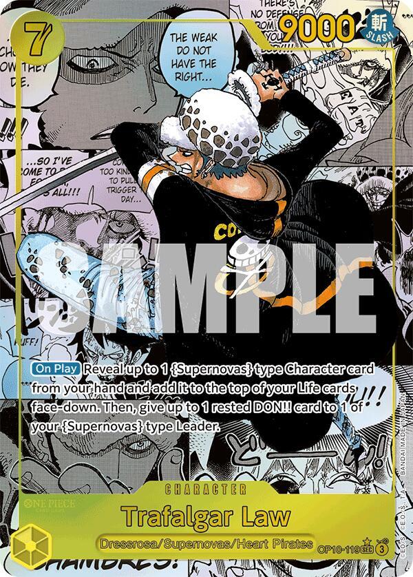 Trafalgar Law (119) (Manga) card artwork