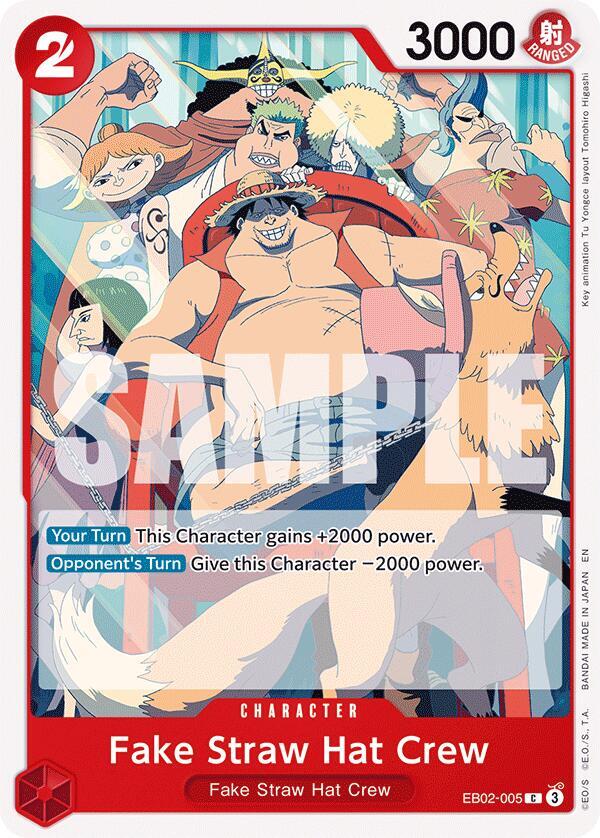 Fake Straw Hat Crew card artwork