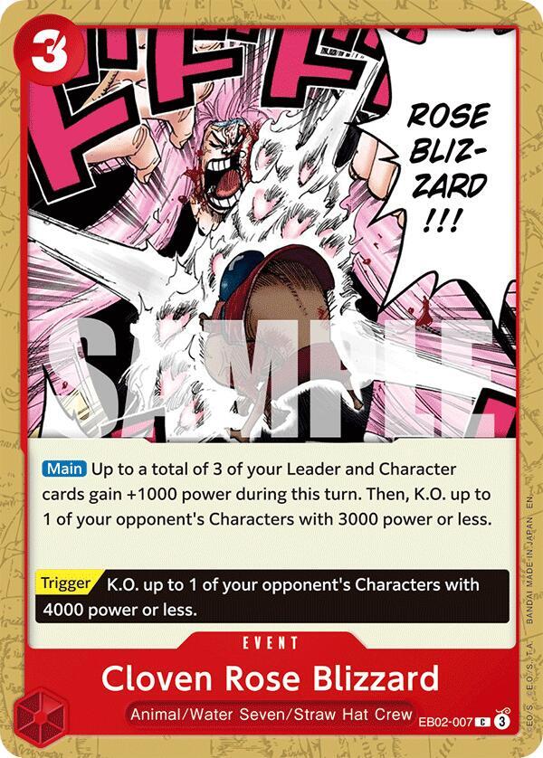 Cloven Rose Blizzard card artwork