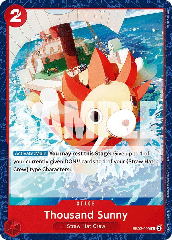 Thousand Sunny card artwork