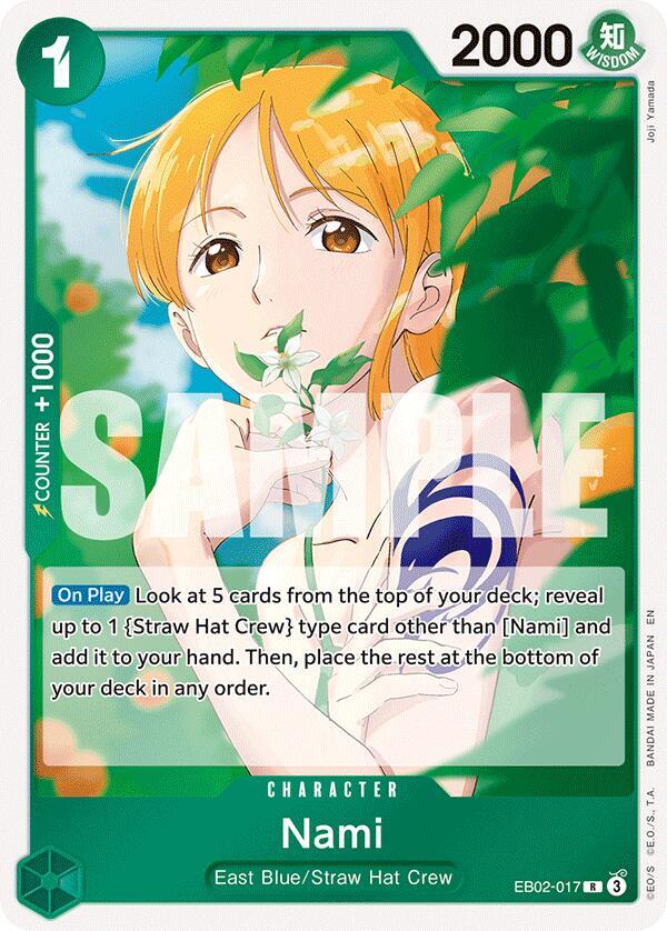 Nami card artwork