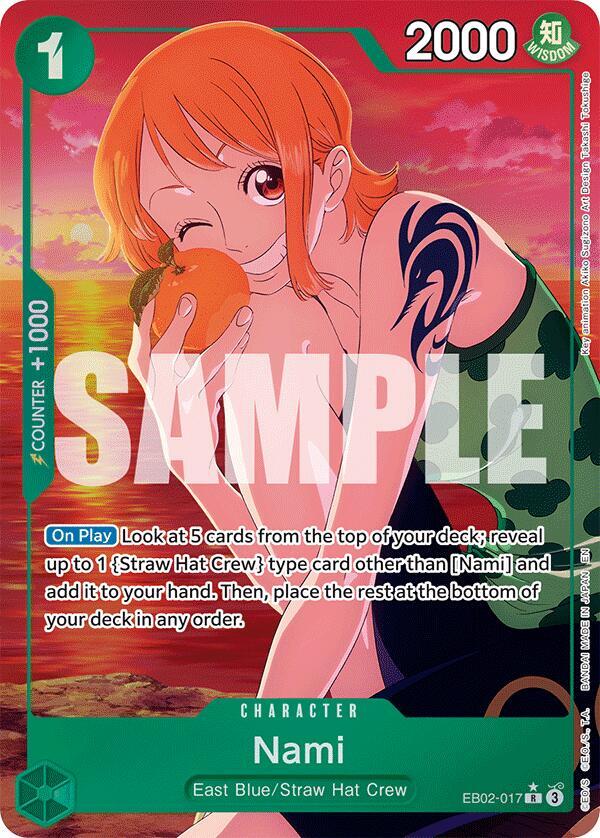 Nami (Alternate Art) card artwork