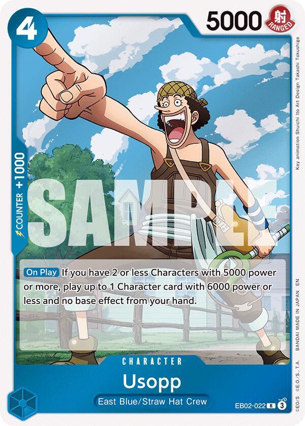 Usopp card artwork