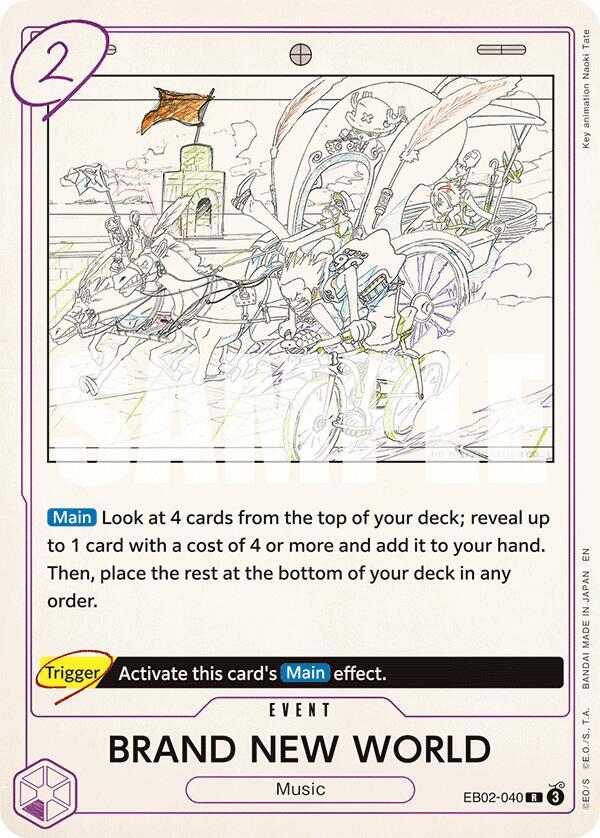 BRAND NEW WORLD card artwork