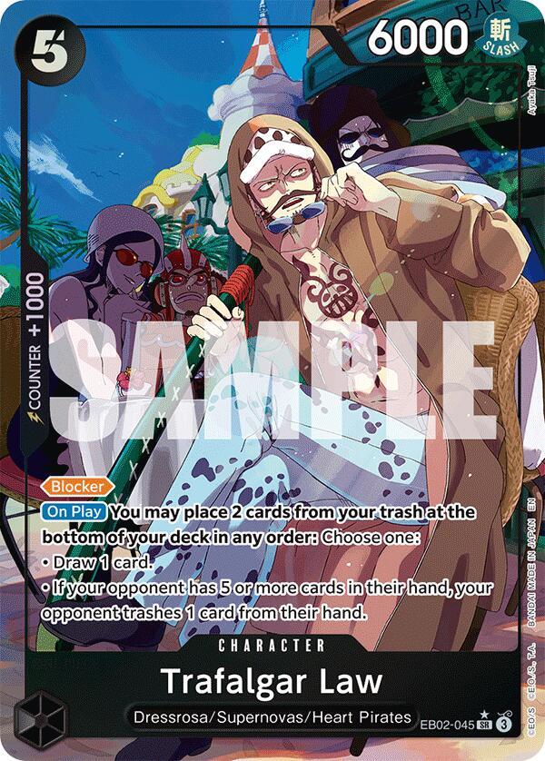 Trafalgar Law (Alternate Art) card artwork