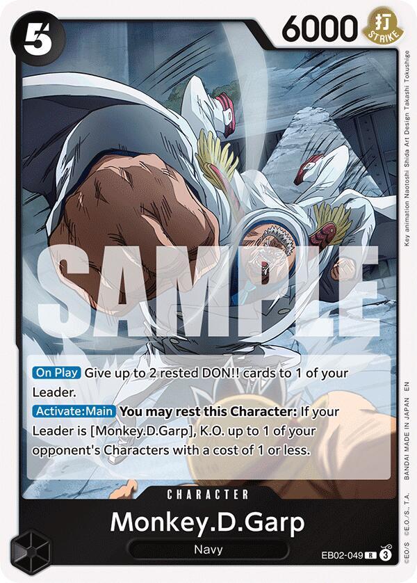 Monkey.D.Garp card artwork