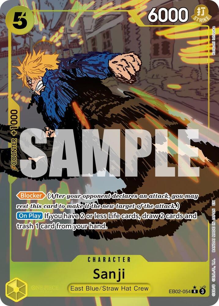 Sanji (Alternate Art) card artwork