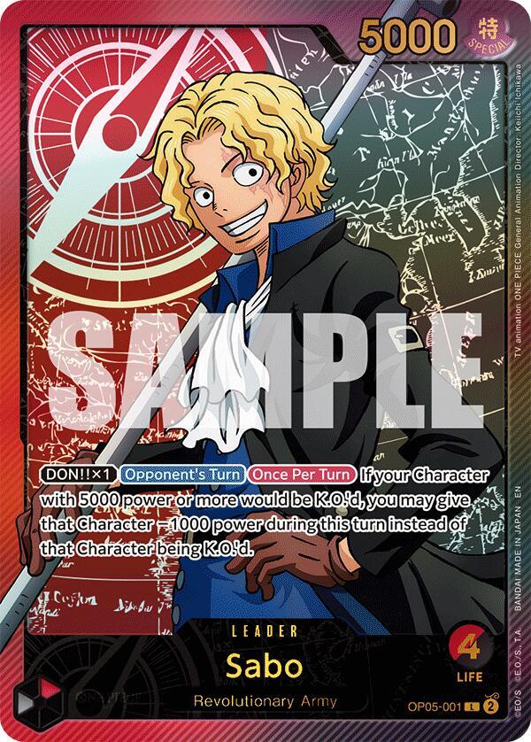 Sabo (SP) card artwork