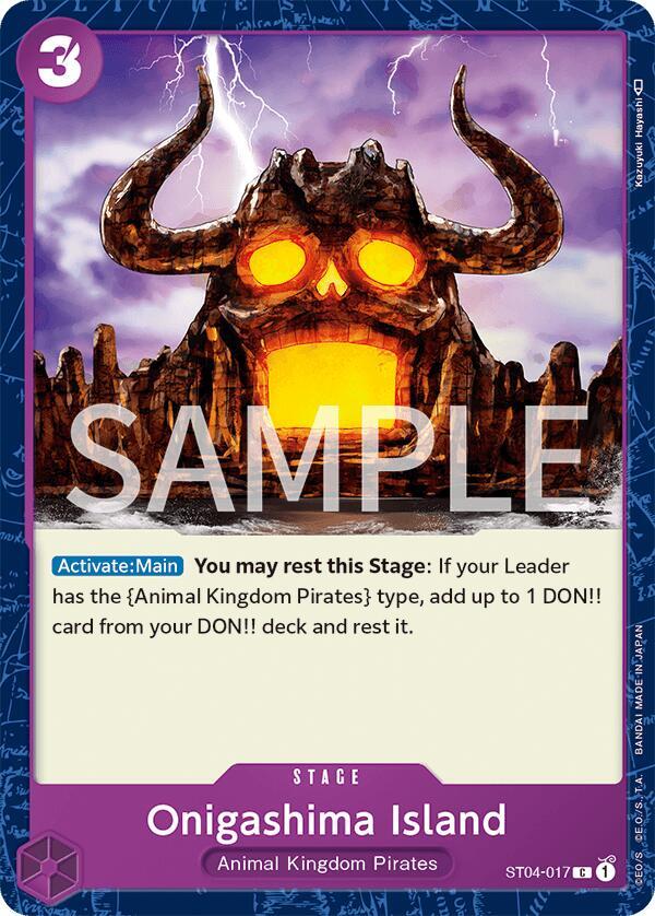 Onigashima Island card artwork