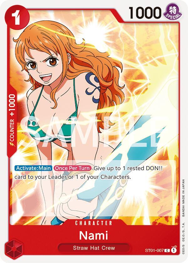 Nami card artwork