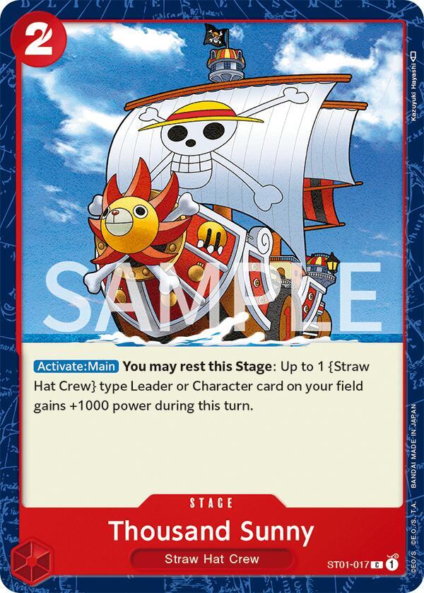 Thousand Sunny card artwork