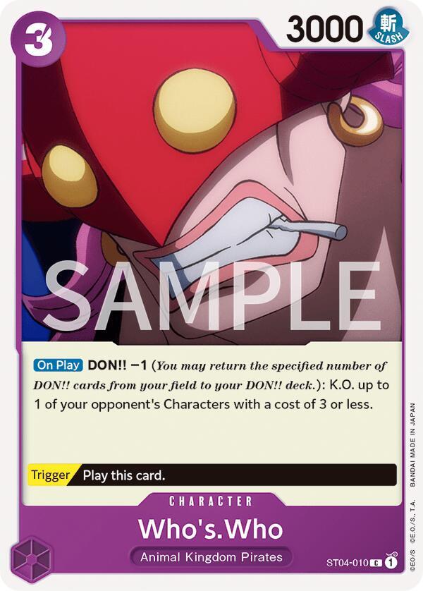 Who's.Who card artwork