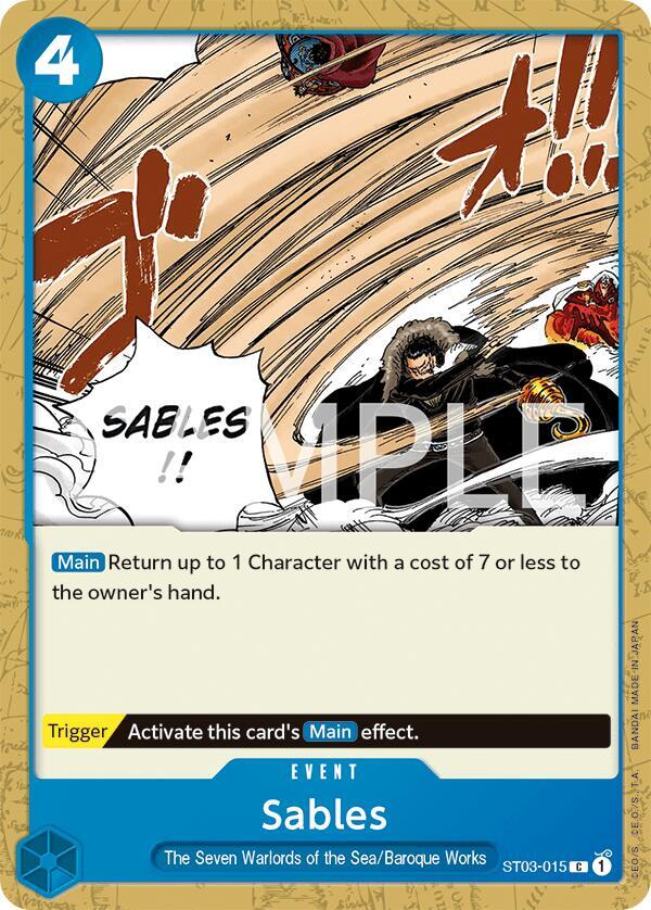 Sables card artwork