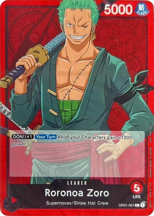 Roronoa Zoro card artwork