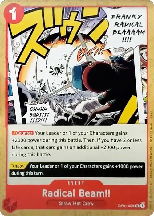 Radical Beam!! card artwork