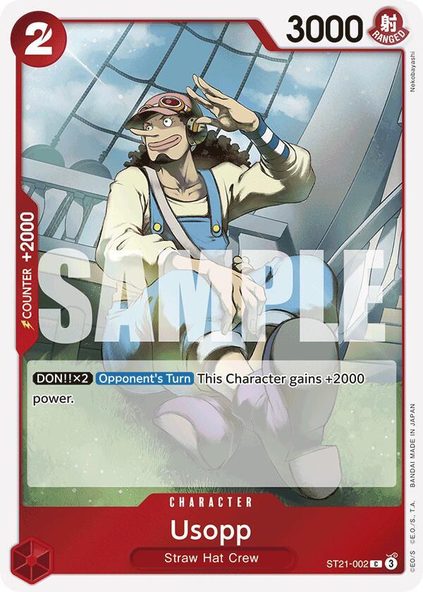 Usopp card artwork