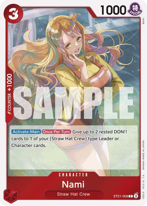 Nami card artwork