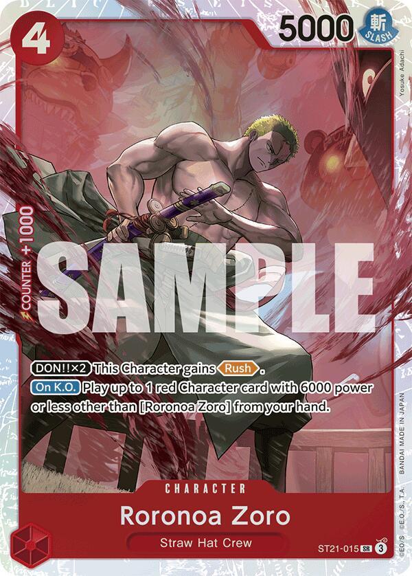 Roronoa Zoro card artwork