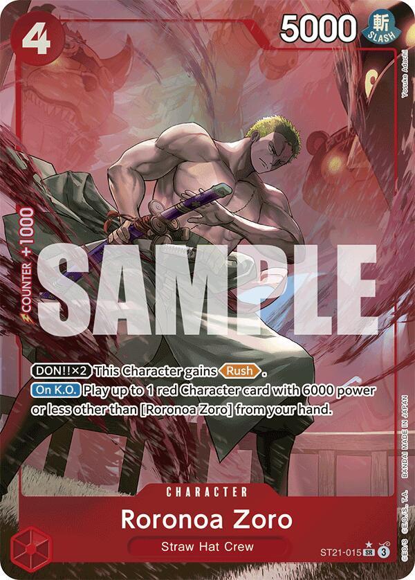 Roronoa Zoro (Parallel) card artwork