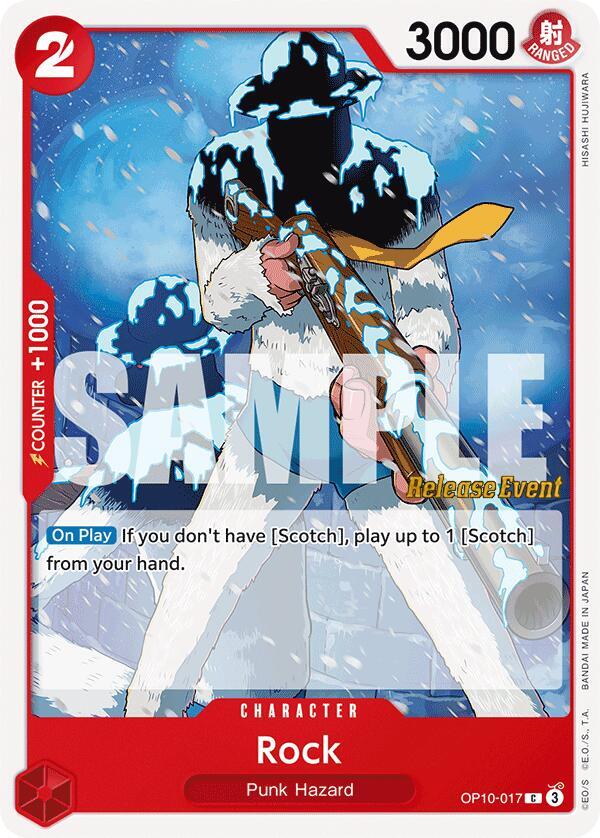 Rock card artwork